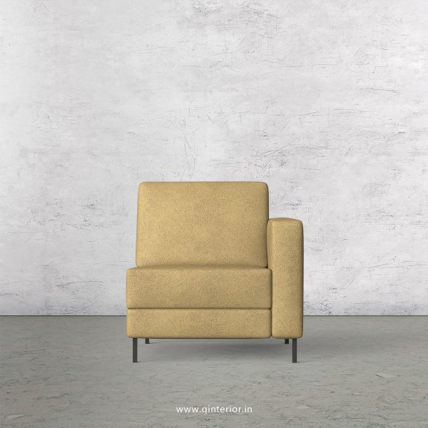 Nirvana 1 Seater Modular Sofa in Fab Leather Fabric - MSFA005 FL01