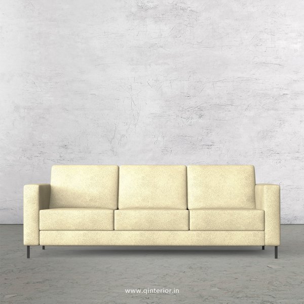 NIRVANA 3 Seater Sofa in Fab Leather Fabric - SFA016 FL10