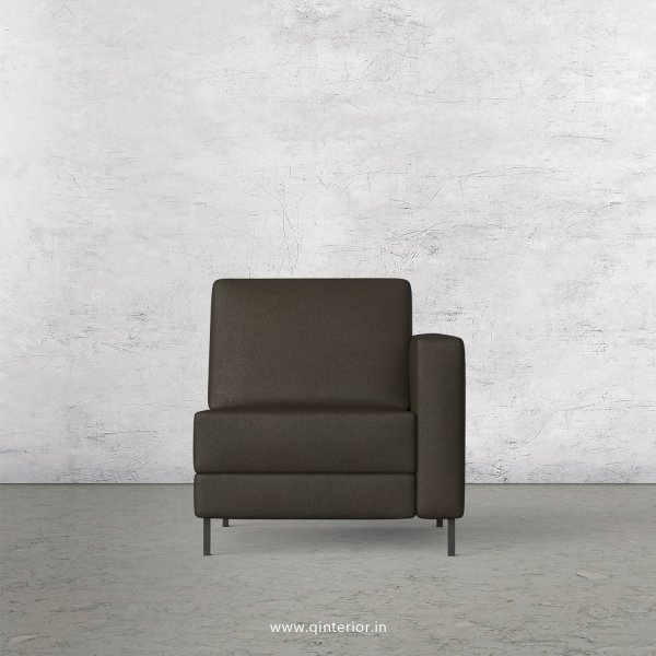 Nirvana 1 Seater Modular Sofa in Fab Leather Fabric - MSFA005 FL11