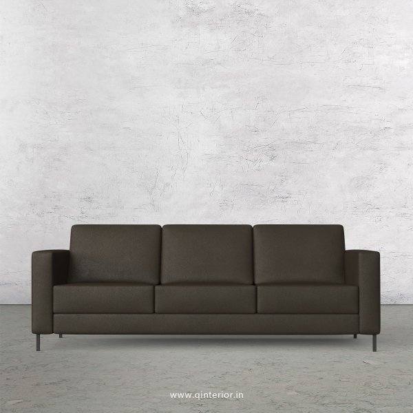 NIRVANA 3 Seater Sofa in Fab Leather Fabric - SFA016 FL11