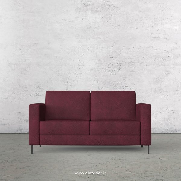 NIRVANA 2 Seater Sofa in Fab Leather Fabric - SFA016 FL12