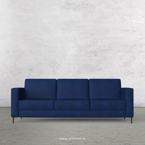 NIRVANA 3 Seater Sofa in Fab Leather Fabric - SFA016 FL13