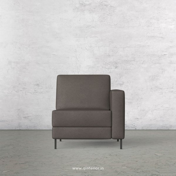 Nirvana 1 Seater Modular Sofa in Fab Leather Fabric - MSFA005 FL15