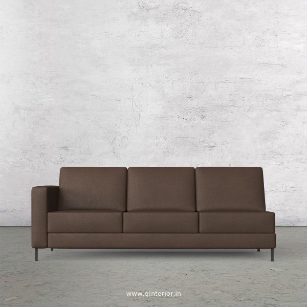Nirvana 3 Seater Modular Sofa in Fab Leather Fabric - MSFA003 FL16