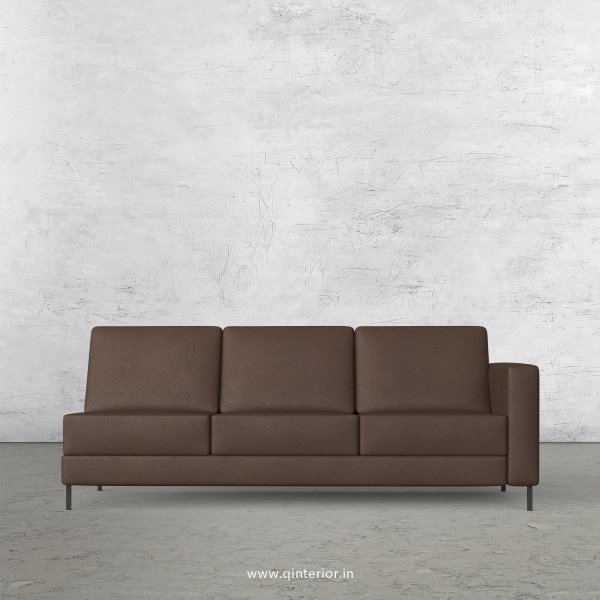 Nirvana 3 Seater Modular Sofa in Fab Leather Fabric - MSFA007 FL16