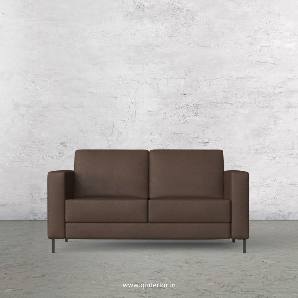 NIRVANA 2 Seater Sofa in Fab Leather Fabric - SFA016 FL16