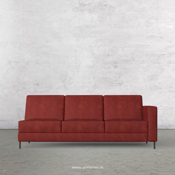 Nirvana 3 Seater Modular Sofa in Fab Leather Fabric - MSFA007 FL17