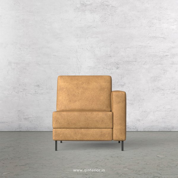 Nirvana 1 Seater Modular Sofa in Fab Leather Fabric - MSFA005 FL02