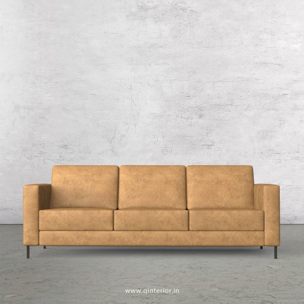 NIRVANA 3 Seater Sofa in Fab Leather Fabric - SFA016 FL02