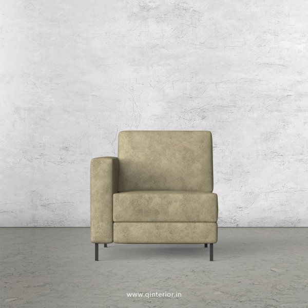 Nirvana 1 Seater Modular Sofa in Fab Leather Fabric - MSFA001 FL03