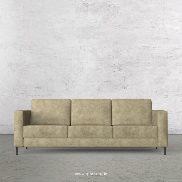 NIRVANA 3 Seater Sofa in Fab Leather Fabric - SFA016 FL03