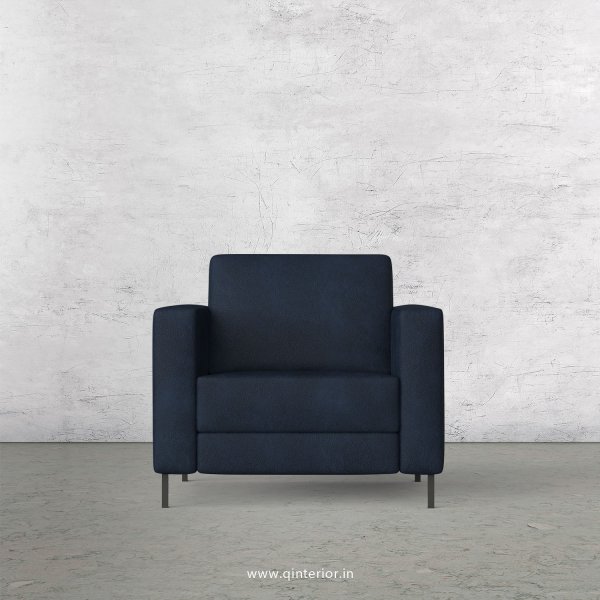 NIRVANA 1 Seater Sofa in Fab Leather Fabric - SFA016 FL05