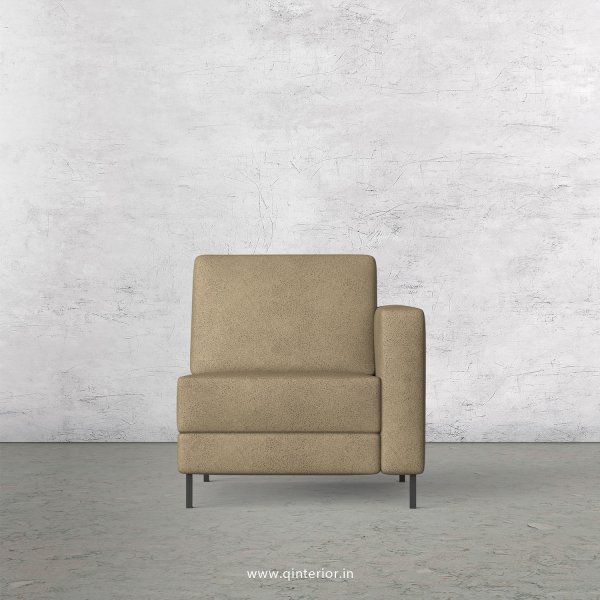 Nirvana 1 Seater Modular Sofa in Fab Leather Fabric - MSFA005 FL06