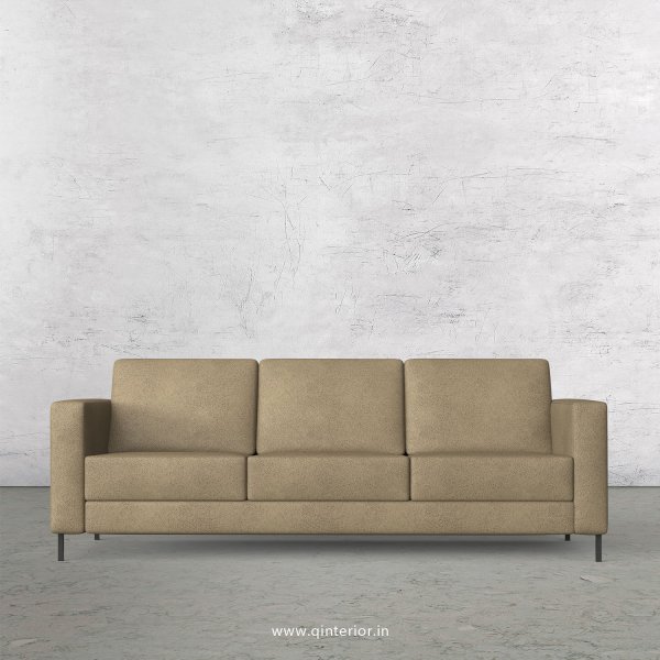 NIRVANA 3 Seater Sofa in Fab Leather Fabric - SFA016 FL06