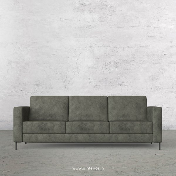 NIRVANA 3 Seater Sofa in Fab Leather Fabric - SFA016 FL07
