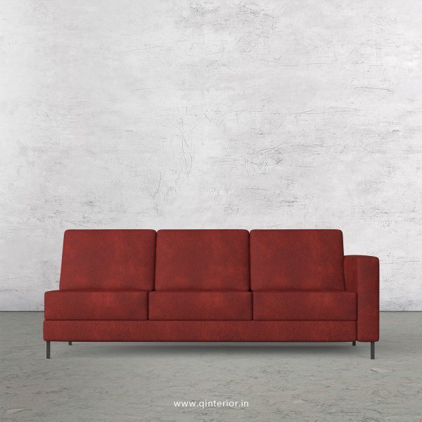 Nirvana 3 Seater Modular Sofa in Fab Leather Fabric - MSFA007 FL08