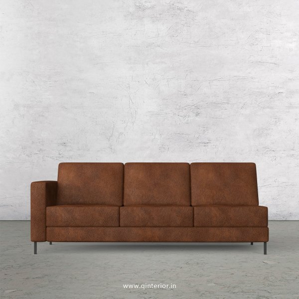 Nirvana 3 Seater Modular Sofa in Fab Leather Fabric - MSFA003 FL09