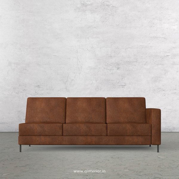 Nirvana 3 Seater Modular Sofa in Fab Leather Fabric - MSFA007 FL09