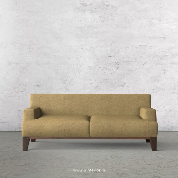 QUADRO 2 Seater Sofa in Fab Leather Fabric- SFA010 FL01