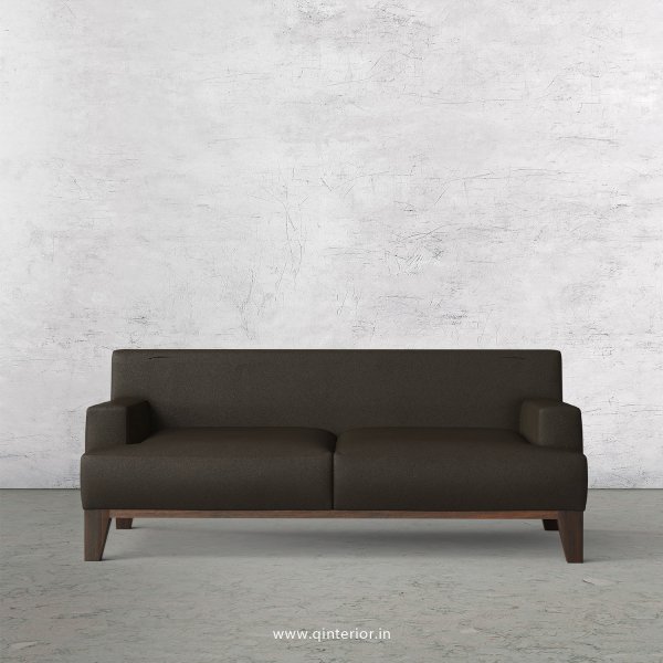 QUADRO 2 Seater Sofa in Fab Leather Fabric- SFA010 FL11