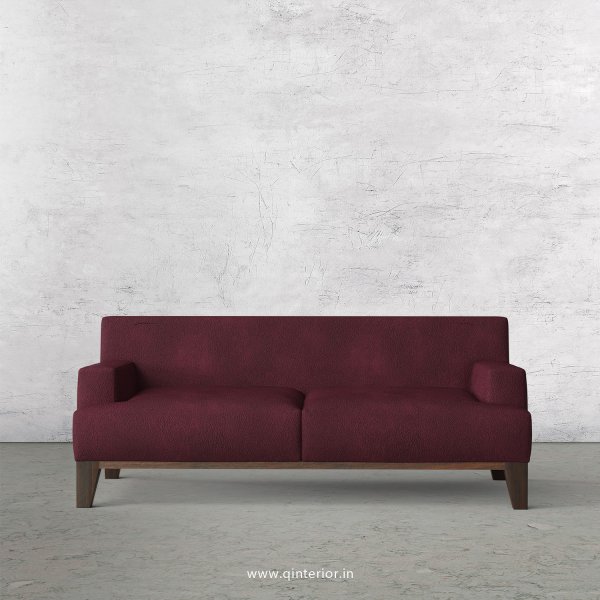 QUADRO 2 Seater Sofa in Fab Leather Fabric- SFA010 FL12