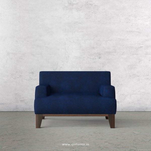 QUADRO 1 Seater Sofa in Fab Leather Fabric - SFA010 FL13