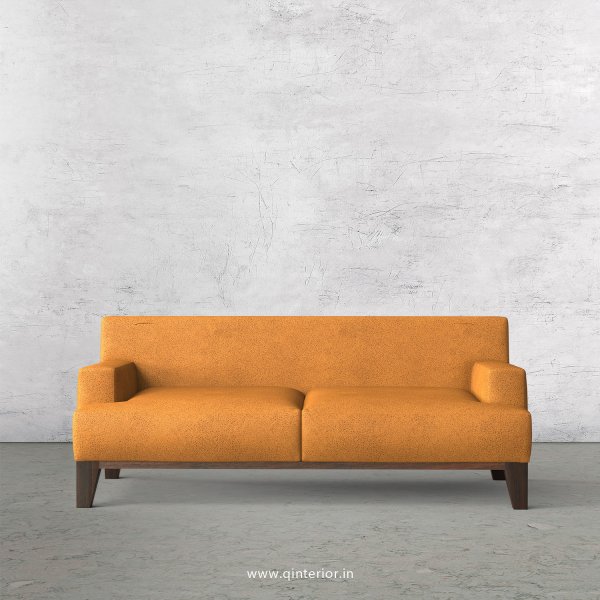 QUADRO 2 Seater Sofa in Fab Leather Fabric- SFA010 FL14