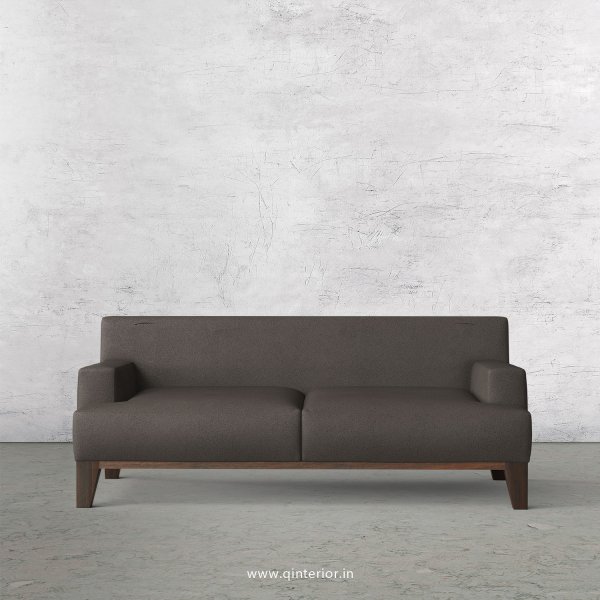 QUADRO 2 Seater Sofa in Fab Leather Fabric- SFA010 FL15