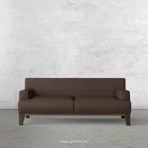 QUADRO 2 Seater Sofa in Fab Leather Fabric- SFA010 FL16