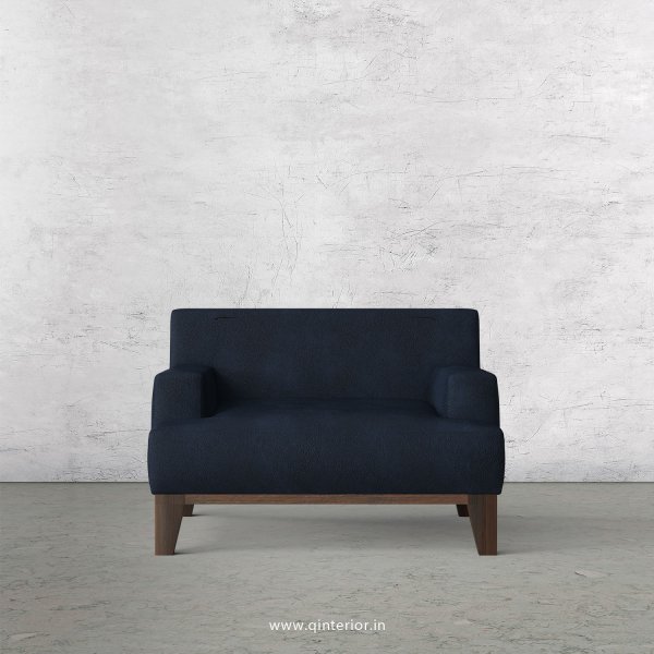 QUADRO 1 Seater Sofa in Fab Leather Fabric - SFA010 FL05