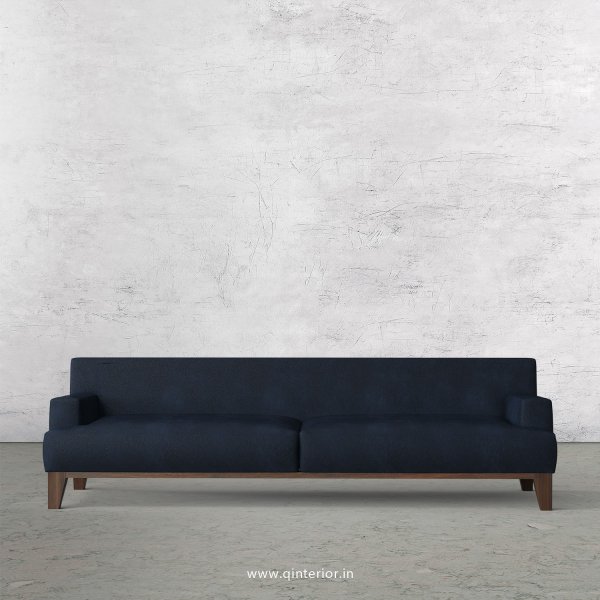 QUADRO 3 Seater Sofa in Fab Leather Fabric - SFA010 FL05
