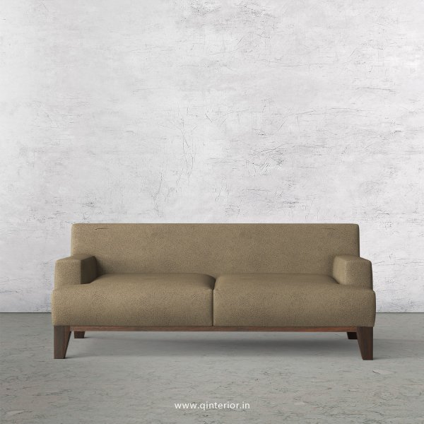 QUADRO 2 Seater Sofa in Fab Leather Fabric- SFA010 FL06