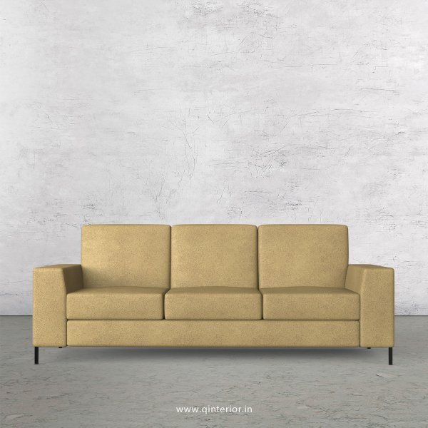Viva 3 Seater Sofa in Fab Leather Fabric - SFA015 FL01