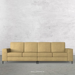 Viva 4 Seater Sofa in Fab Leather Fabric - SFA015 FL01