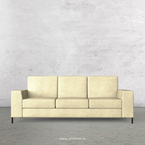 Viva 3 Seater Sofa in Fab Leather Fabric - SFA015 FL10