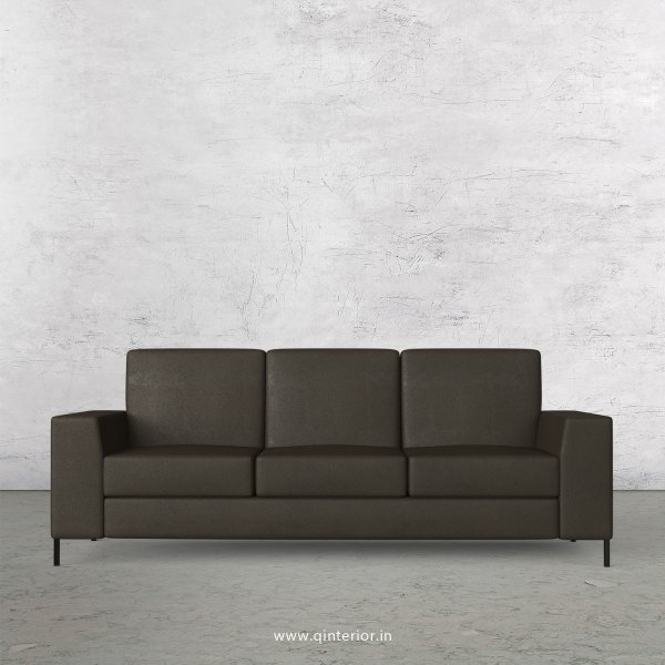 Viva 3 Seater Sofa in Fab Leather Fabric - SFA015 FL11