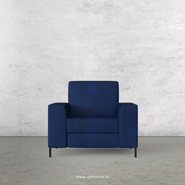 Viva 1 Seater Sofa in Fab Leather Fabric - SFA015 FL13