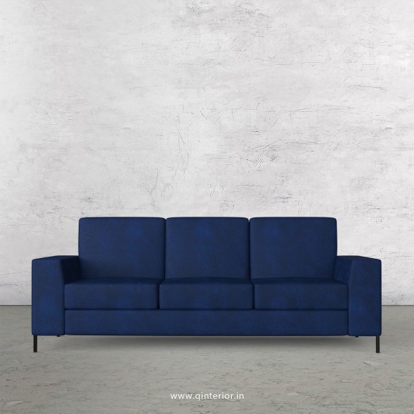 Viva 3 Seater Sofa in Fab Leather Fabric - SFA015 FL13