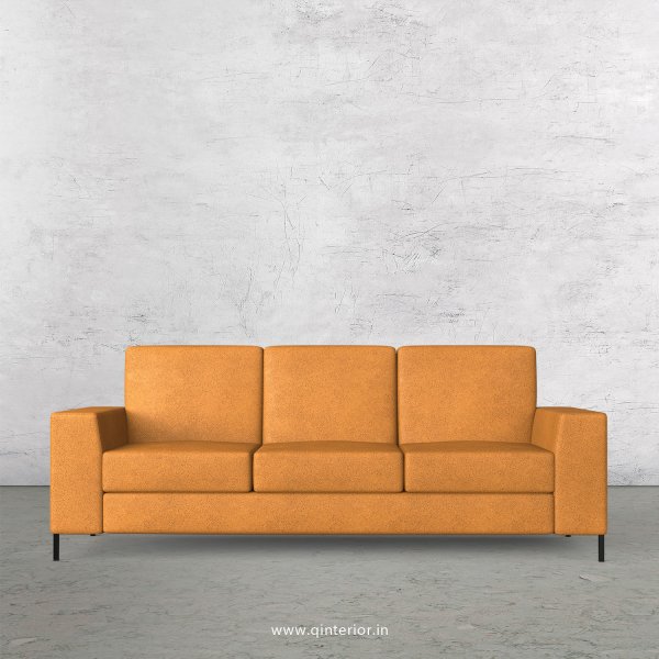 Viva 3 Seater Sofa in Fab Leather Fabric - SFA015 FL14