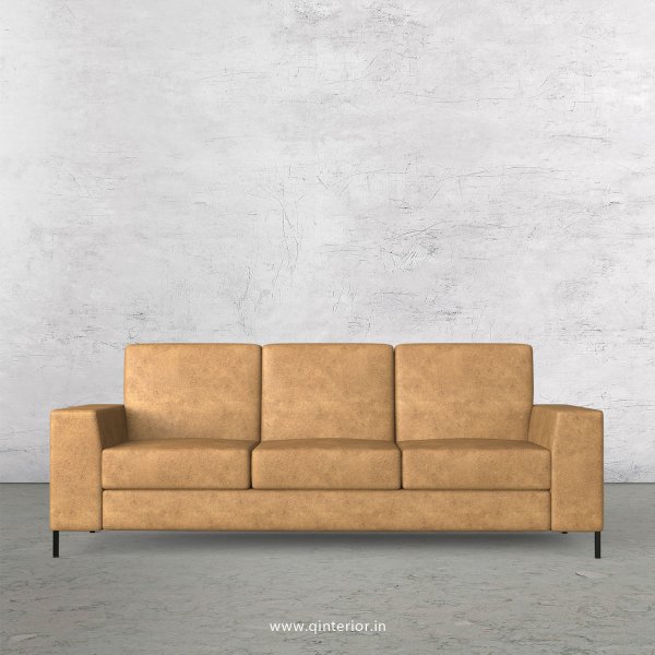 Viva 3 Seater Sofa in Fab Leather Fabric - SFA015 FL02