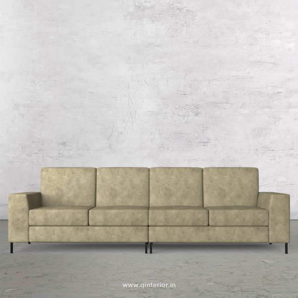Viva 4 Seater Sofa in Fab Leather Fabric - SFA015 FL03