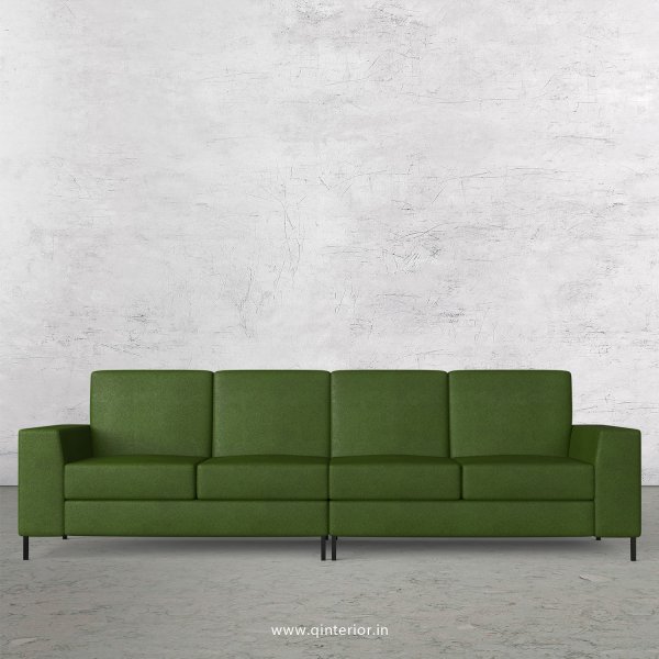 Viva 4 Seater Sofa in Fab Leather Fabric - SFA015 FL04