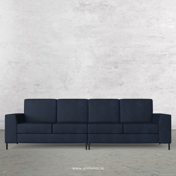 Viva 4 Seater Sofa in Fab Leather Fabric - SFA015 FL05