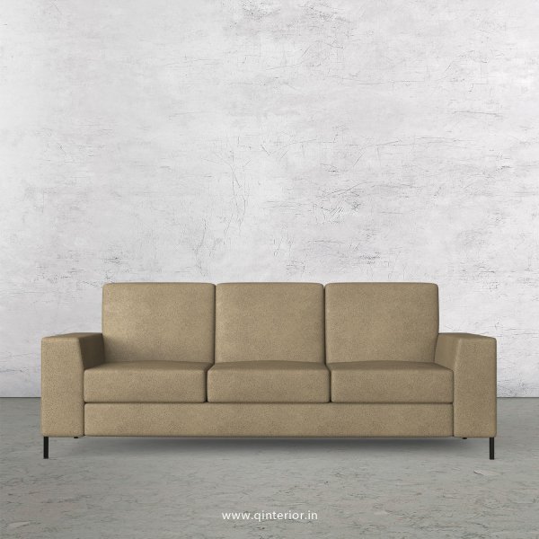 Viva 3 Seater Sofa in Fab Leather Fabric - SFA015 FL06