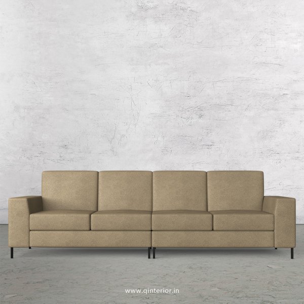 Viva 4 Seater Sofa in Fab Leather Fabric - SFA015 FL06