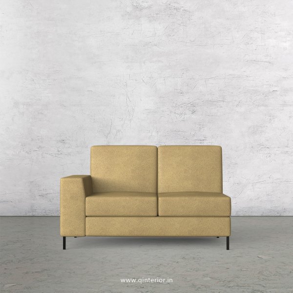 Viva 2 Seater Modular Sofa in Fab Leather Fabric - MSFA002 FL01