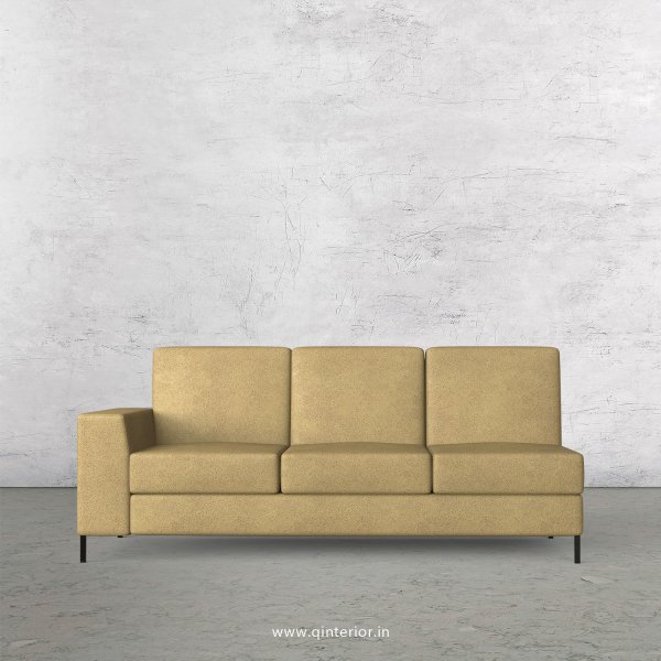 Viva 3 Seater Modular Sofa in Fab Leather Fabric - MSFA003 FL01