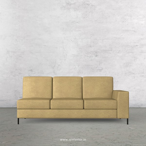 Viva 3 Seater Modular Sofa in Fab Leather Fabric - MSFA007 FL01
