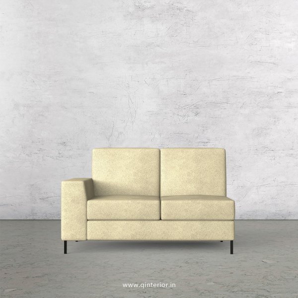 Viva 2 Seater Modular Sofa in Fab Leather Fabric - MSFA002 FL10