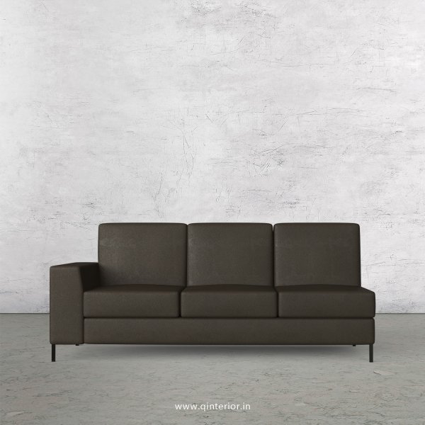 Viva 3 Seater Modular Sofa in Fab Leather Fabric - MSFA003 FL11